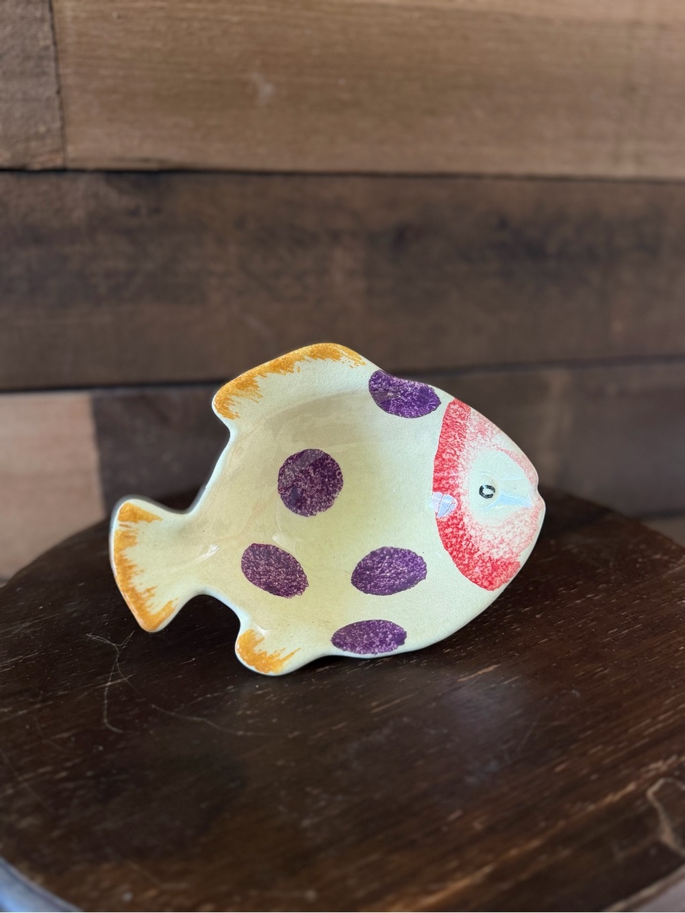 Vietri Italian Pottery Fish Trinket Dish Coastal Beach Decor Catchall Bowl - Picture 3 of 10